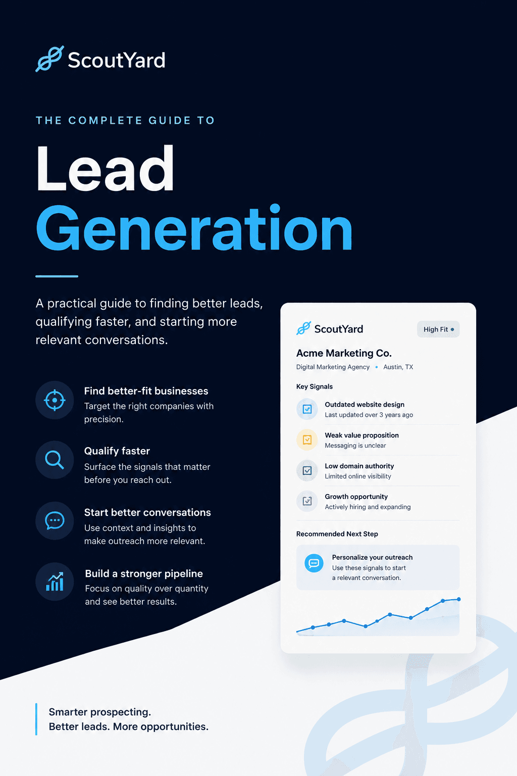 ScoutYard lead generation guide cover